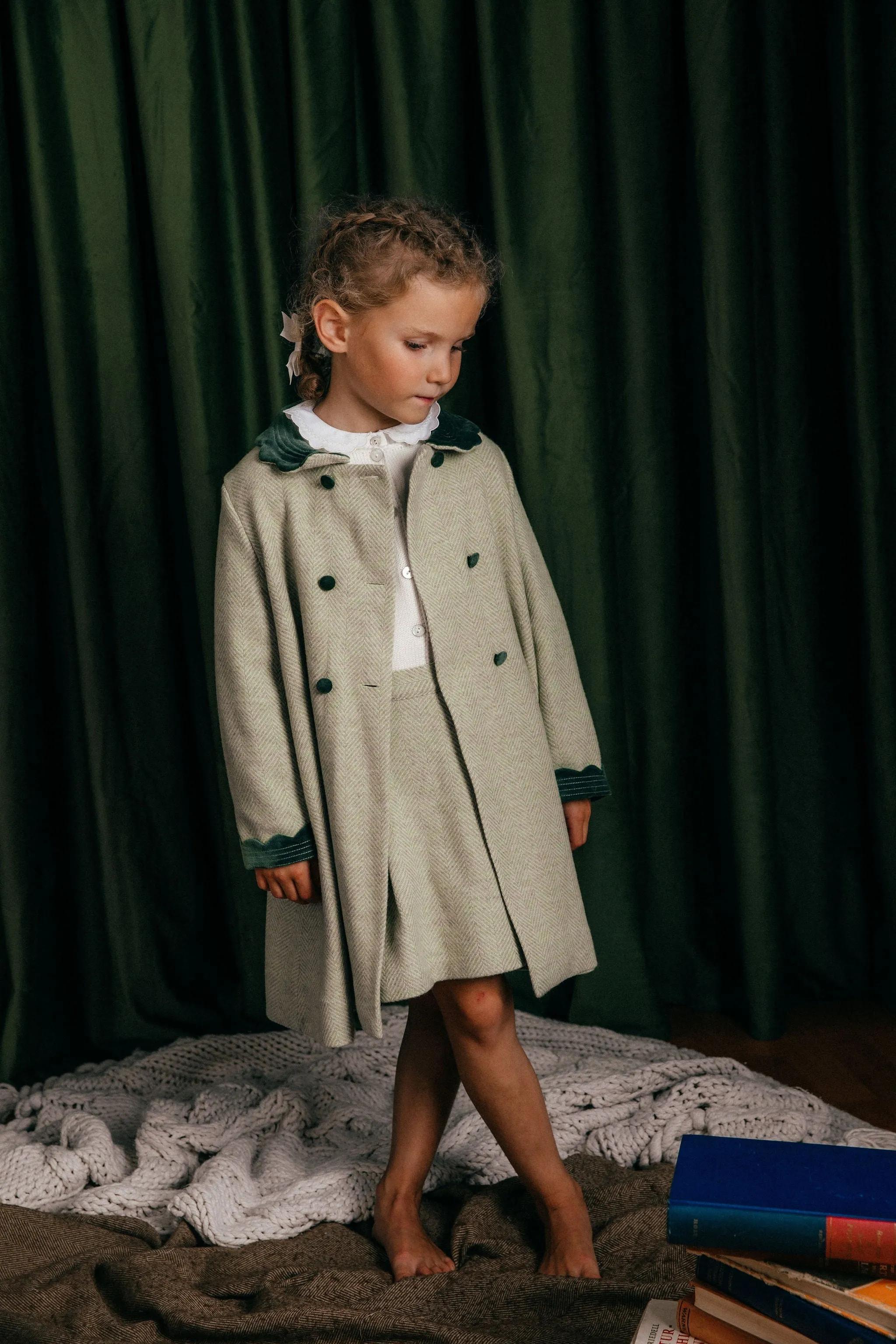 Alba Coat - Green