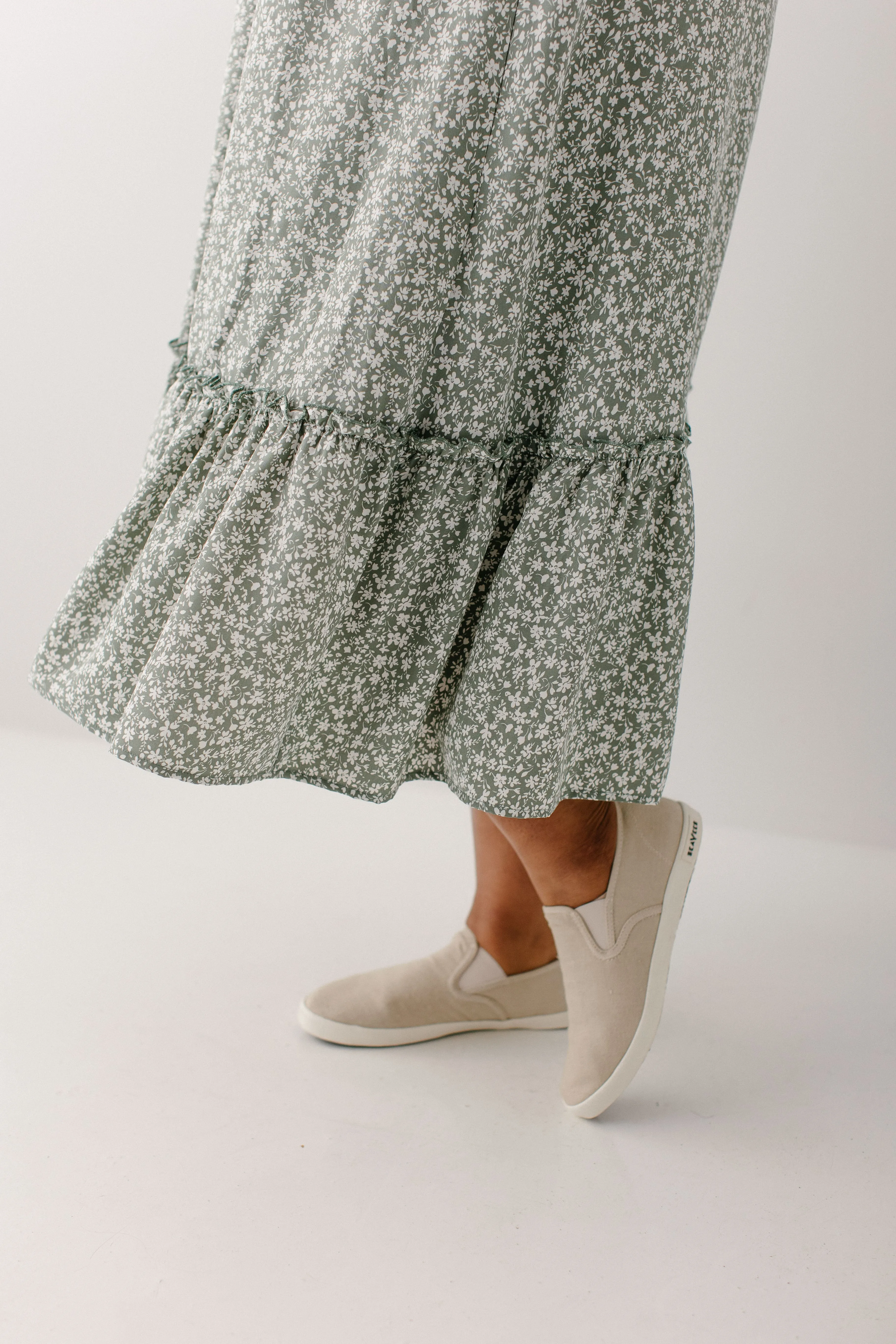 'Ashley' Nursing Friendly Floral Midi Dress