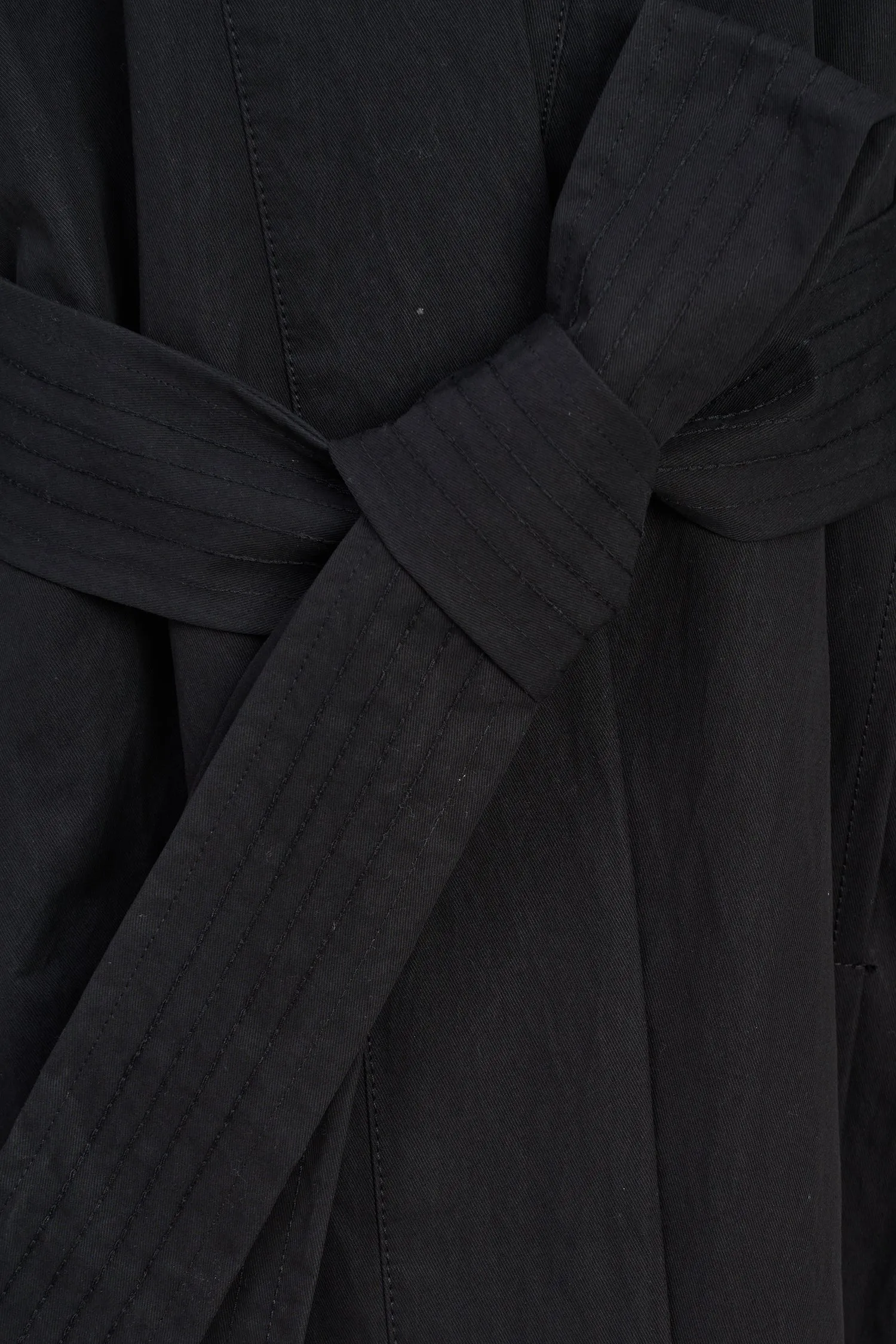 Black Belted Coat | Ema&Carla
