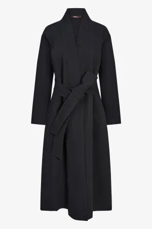 Black Belted Coat | Ema&Carla