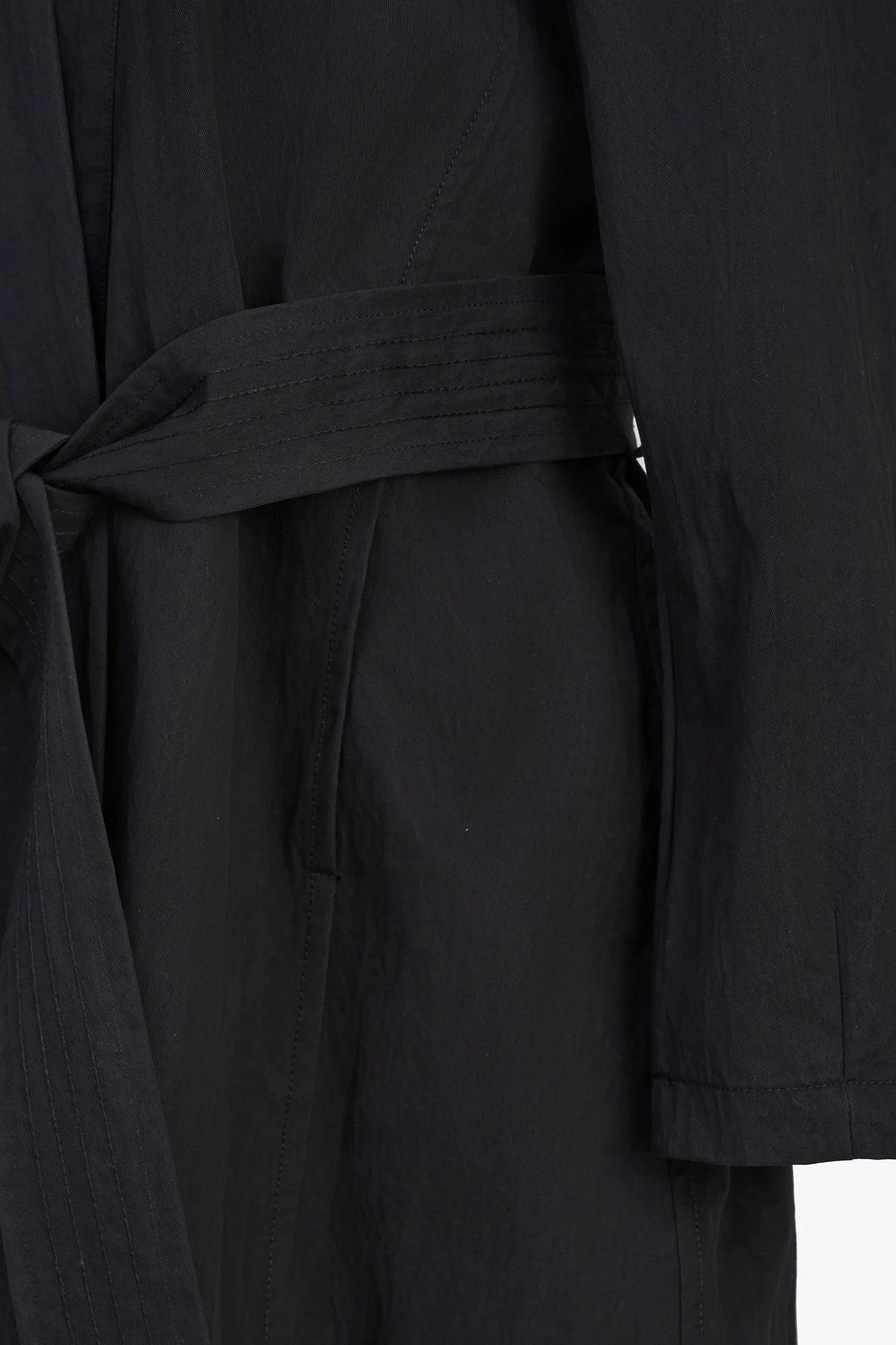 Black Belted Coat | Ema&Carla