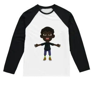 Boy Sublimation Baseball Long Sleeve T-Shirt