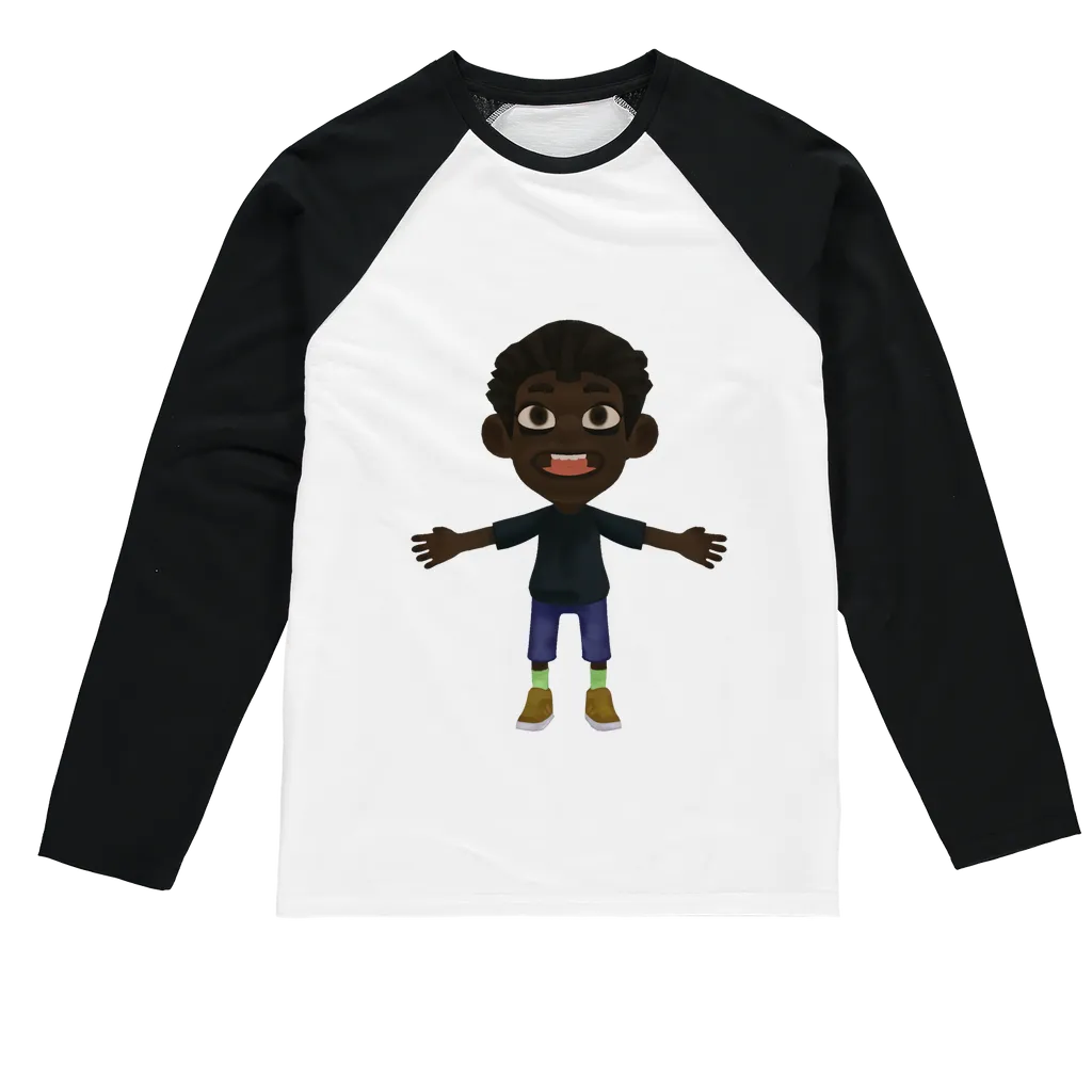 Boy Sublimation Baseball Long Sleeve T-Shirt