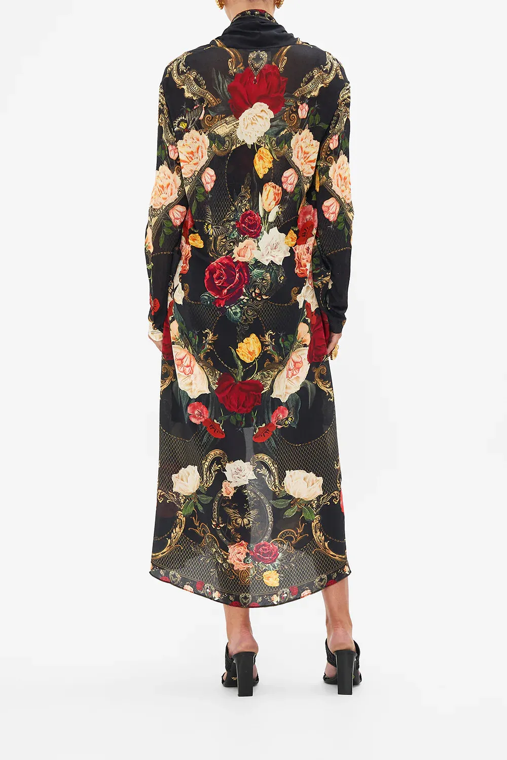 CAMILLA | Magic In The Manuscripts Long Casual Jacket With Pockets