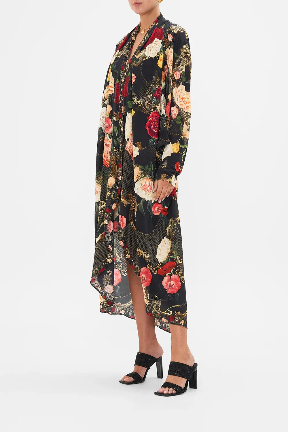 CAMILLA | Magic In The Manuscripts Long Casual Jacket With Pockets