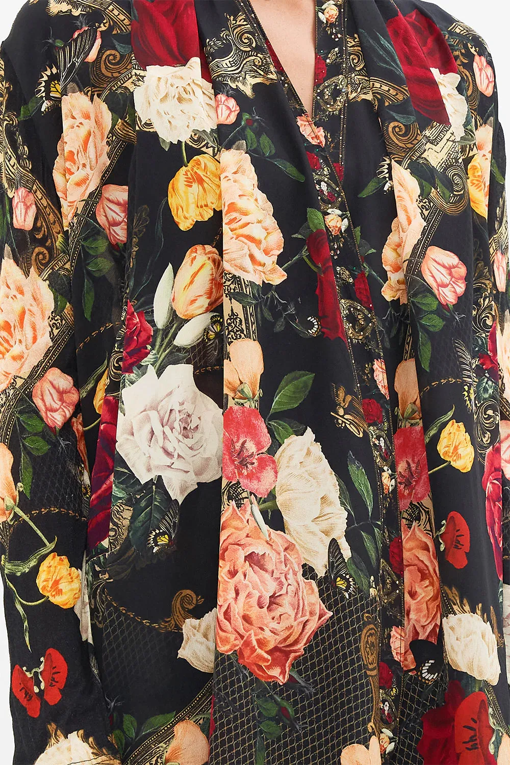 CAMILLA | Magic In The Manuscripts Long Casual Jacket With Pockets