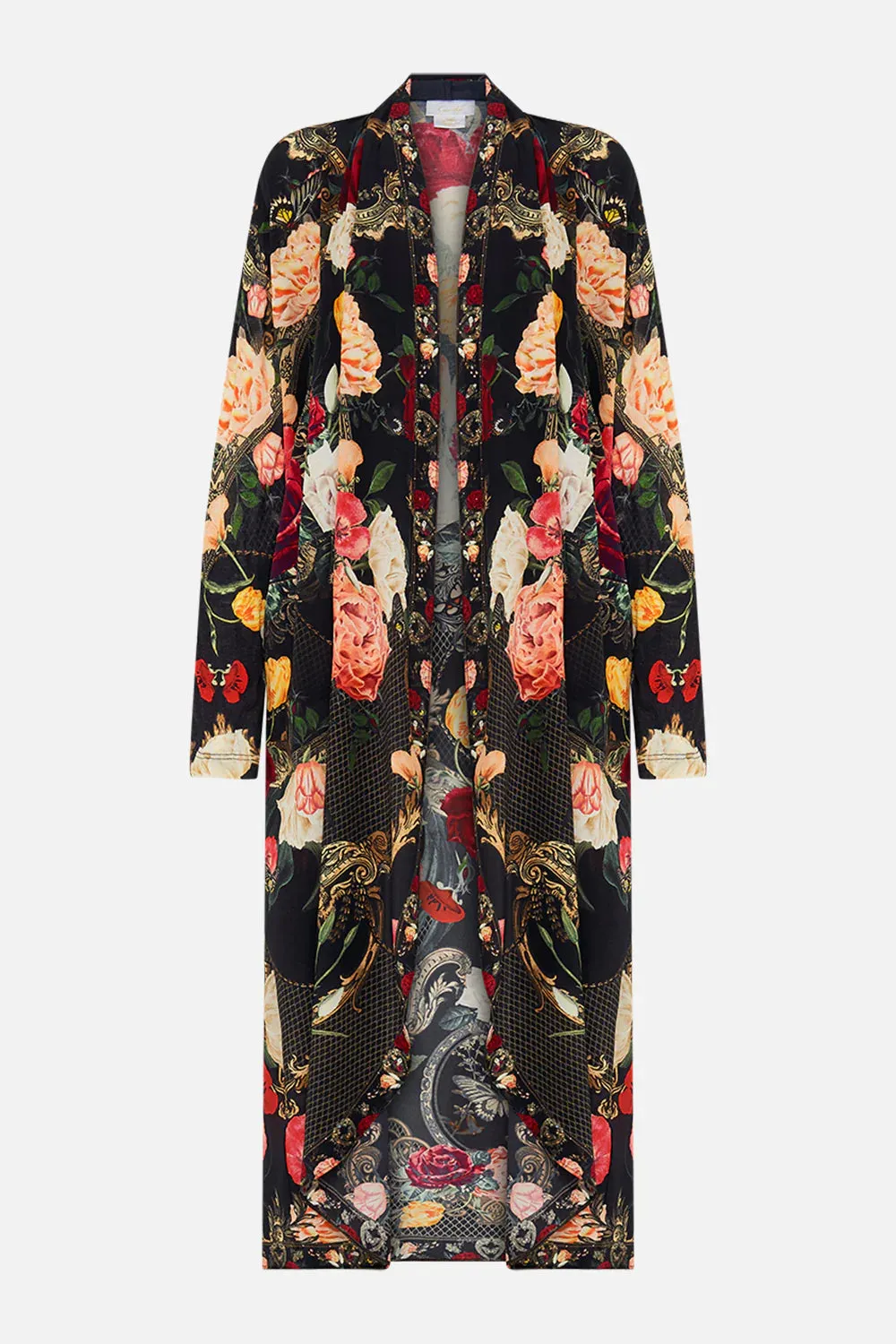 CAMILLA | Magic In The Manuscripts Long Casual Jacket With Pockets