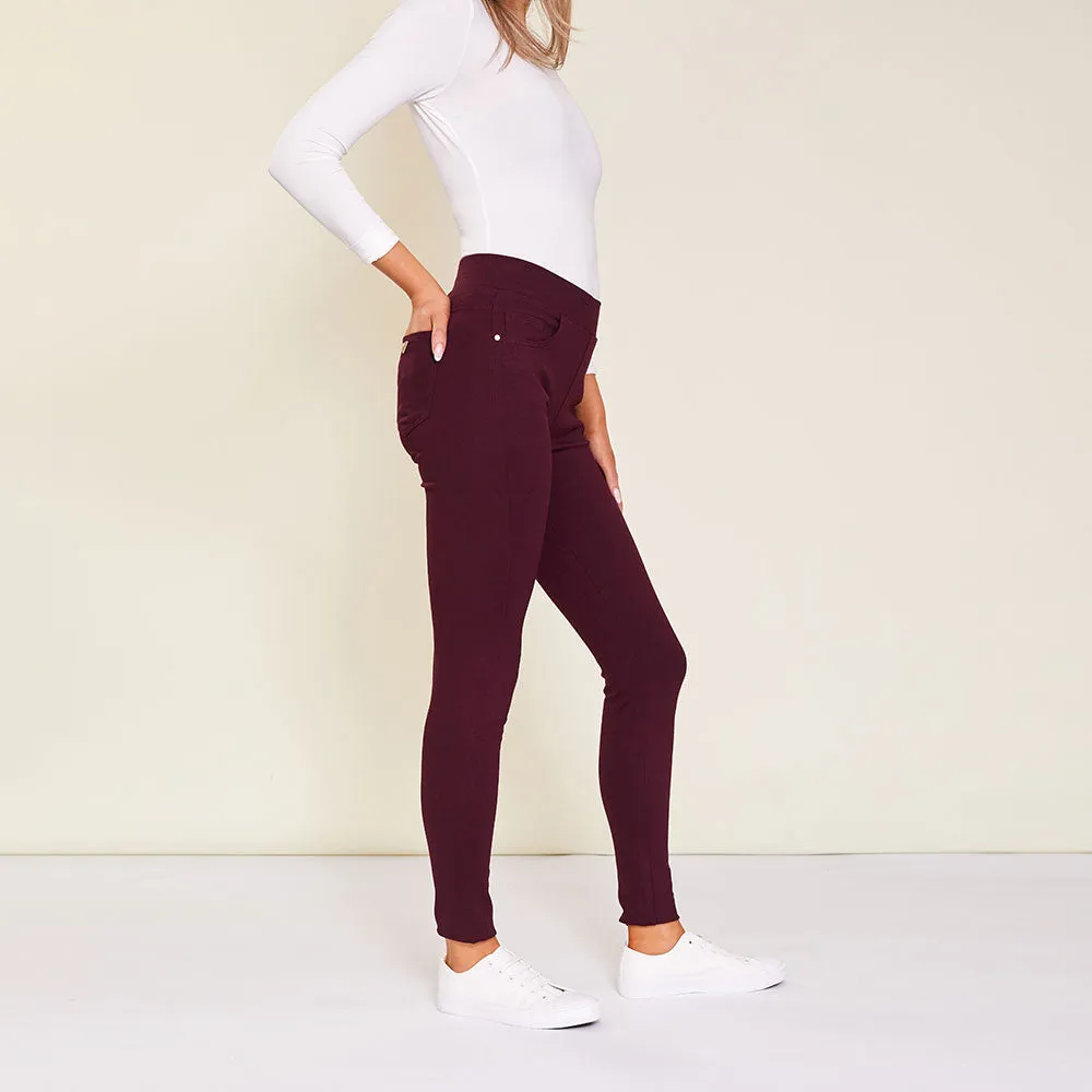 Chloe Leggings (Wine)