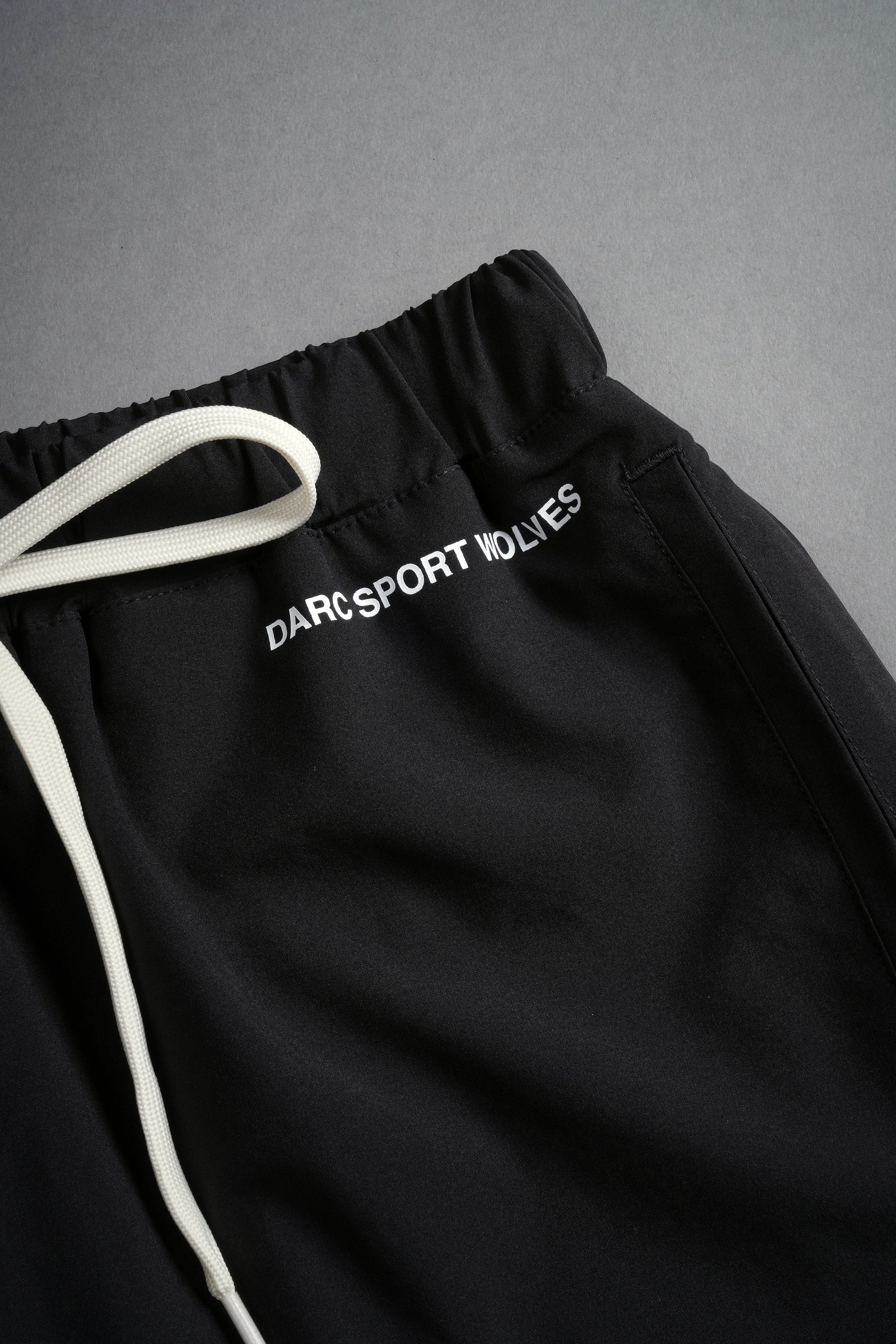 Chopper Wolf Compression Shorts in Black