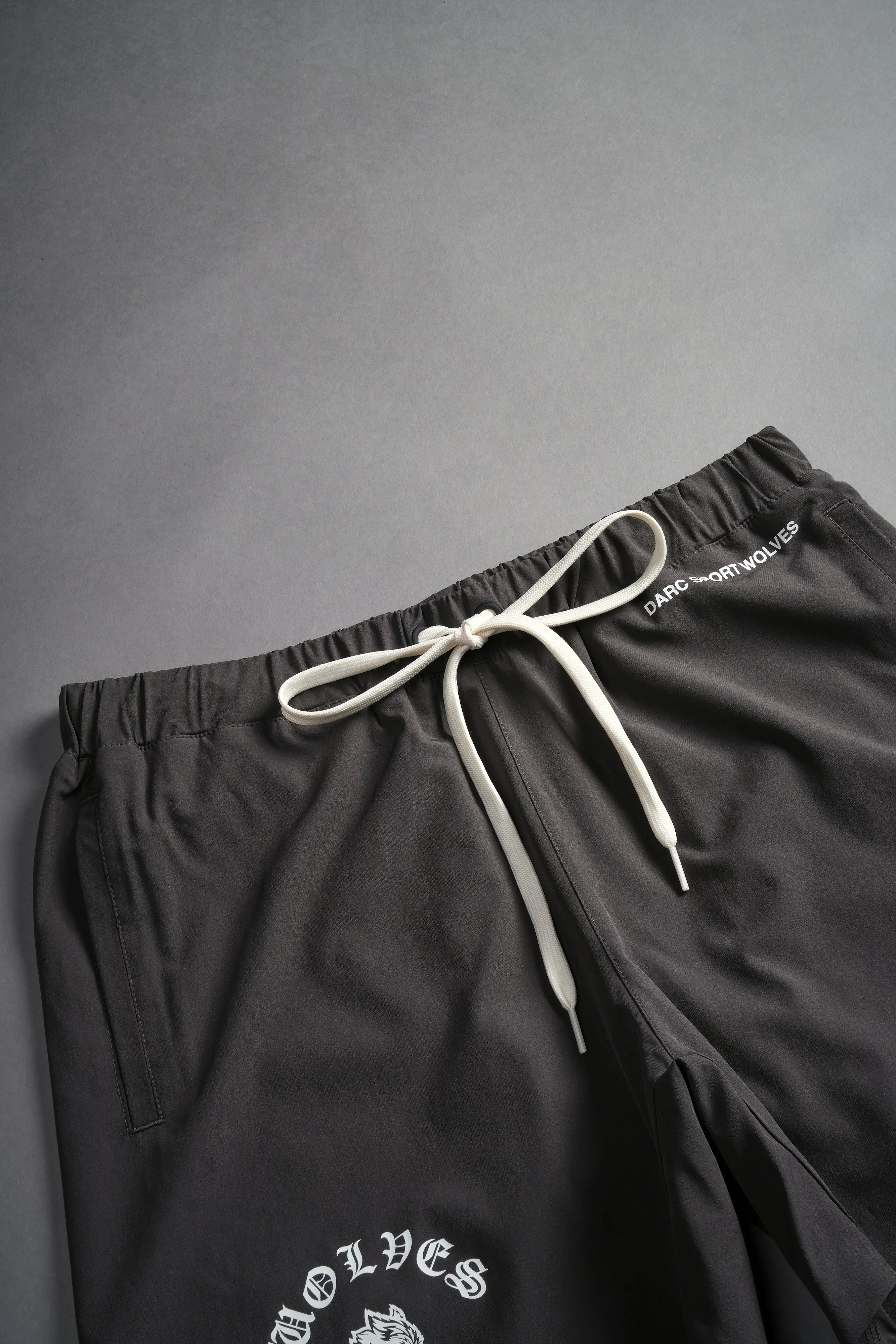 Chopper Wolf Compression Shorts in Wolf Gray