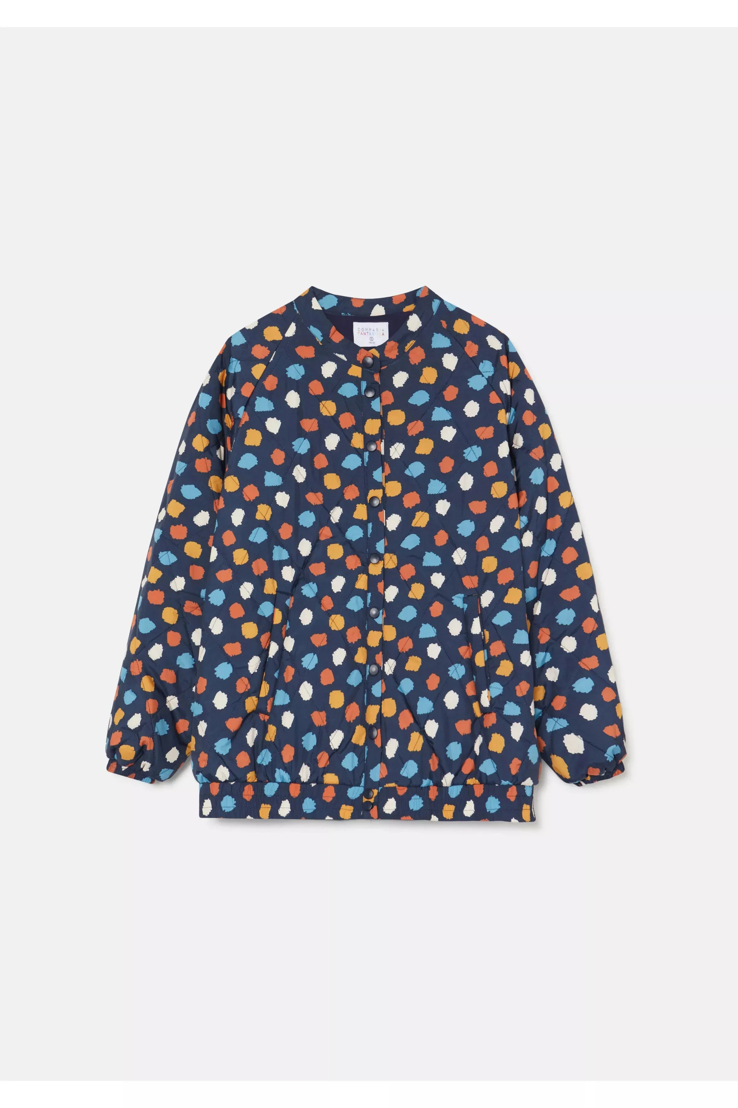 Compania Fantatica Spotted Quilted Bomber Jacket