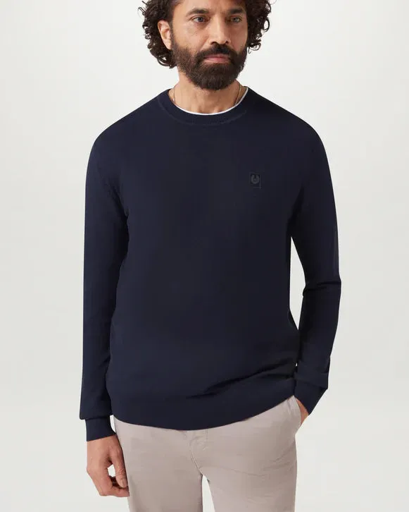 Drift crewneck jumper - Dark Ink