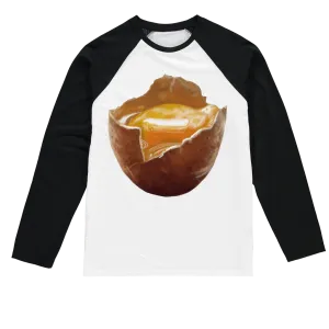 Egg Sublimation Baseball Long Sleeve T-Shirt