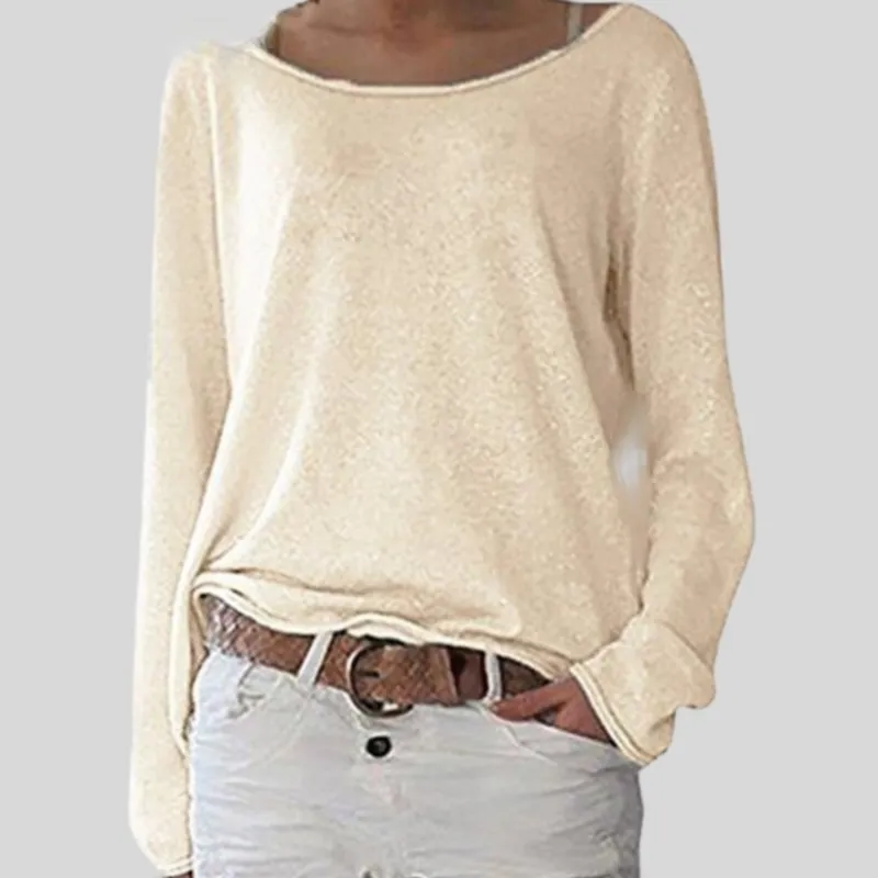 Elegant Lightweight Crewneck Jumper