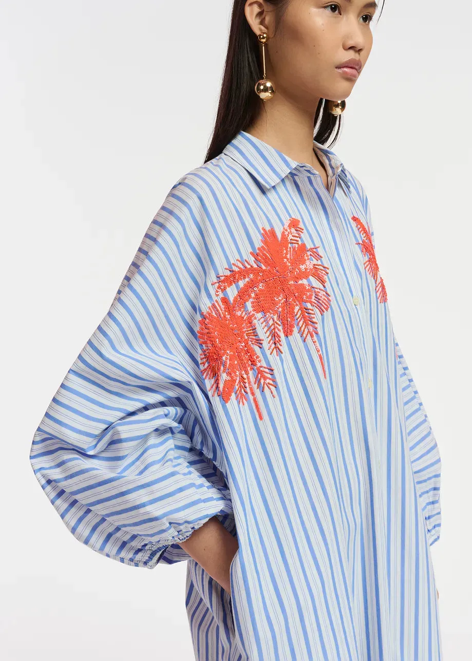 Essentiel Antwerp Frilled Stripe Dress