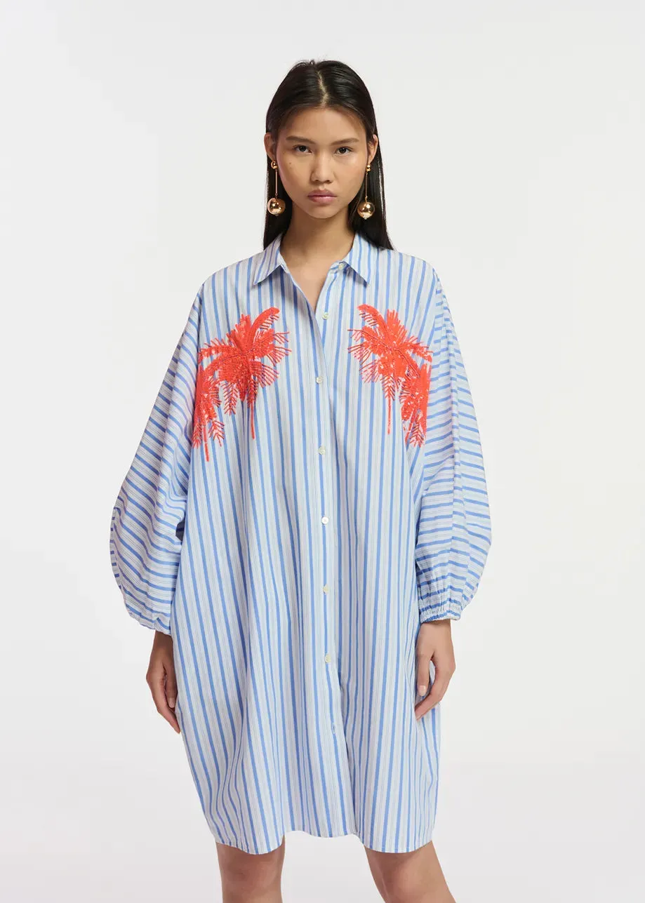 Essentiel Antwerp Frilled Stripe Dress