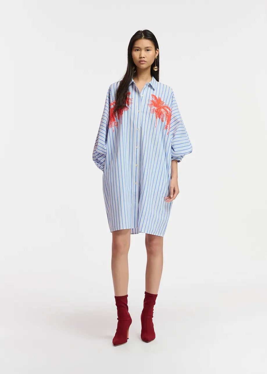 Essentiel Antwerp Frilled Stripe Dress