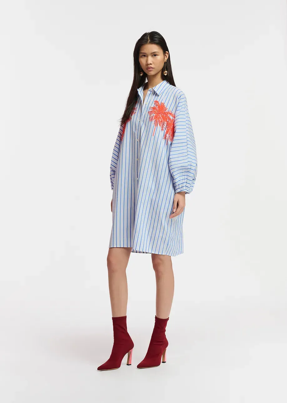 Essentiel Antwerp Frilled Stripe Dress