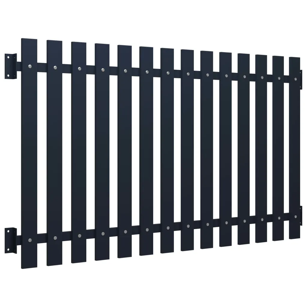 Fence Panel Anthracite 170.5x100 cm Powder-coated Steel