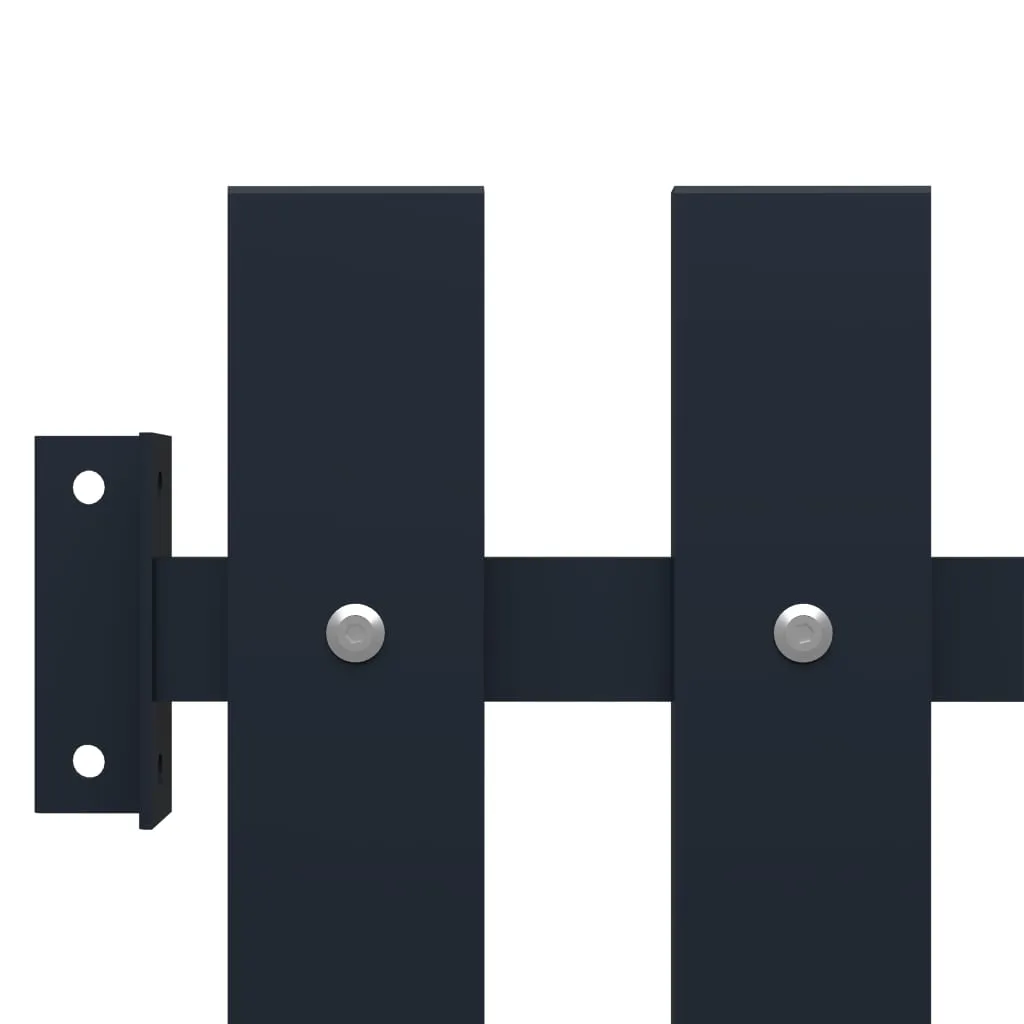 Fence Panel Anthracite 170.5x125 cm Powder-coated Steel