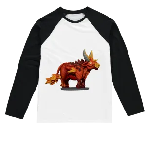 Fire Bull Sublimation Baseball Long Sleeve T-Shirt