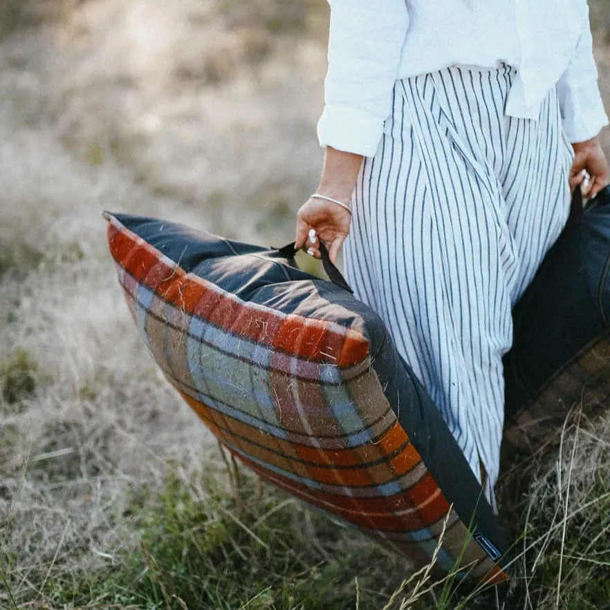 GGCo. Tartan Paddock Pillow™️ (Cover Only) | Maple Moss