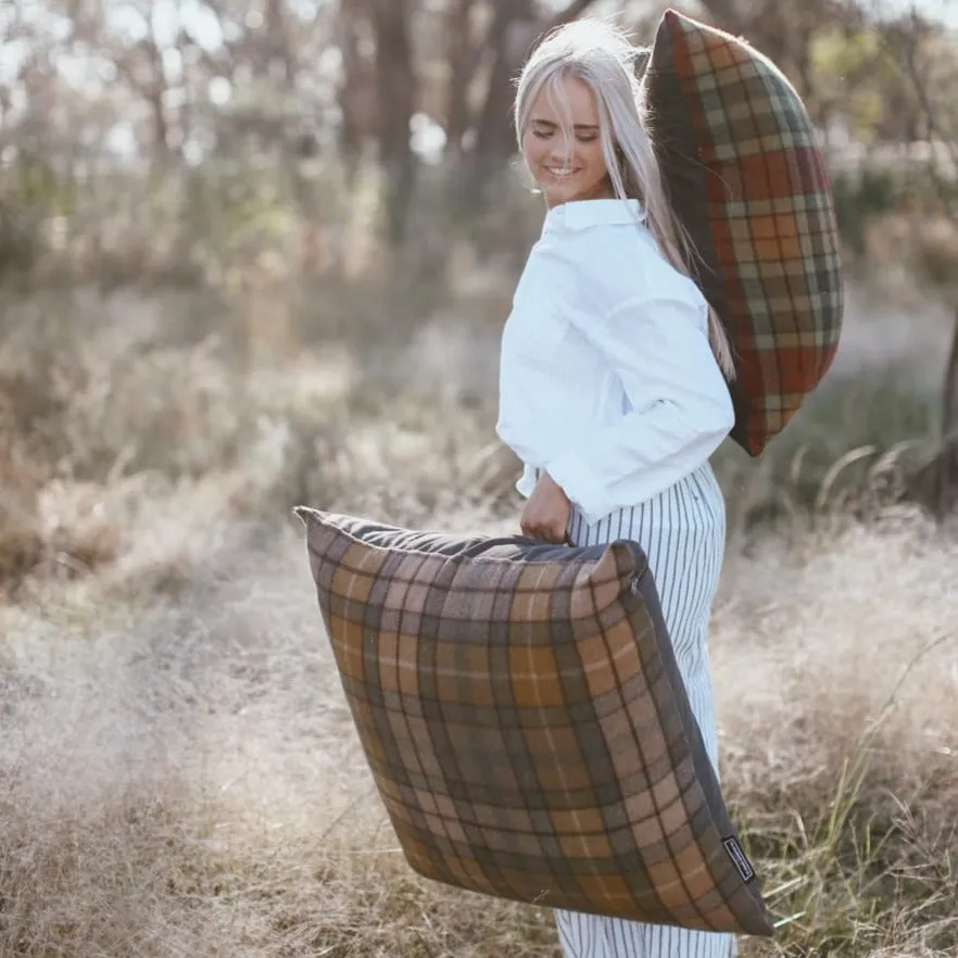 GGCo. Tartan Paddock Pillow™️ (Cover Only) | Maple Moss