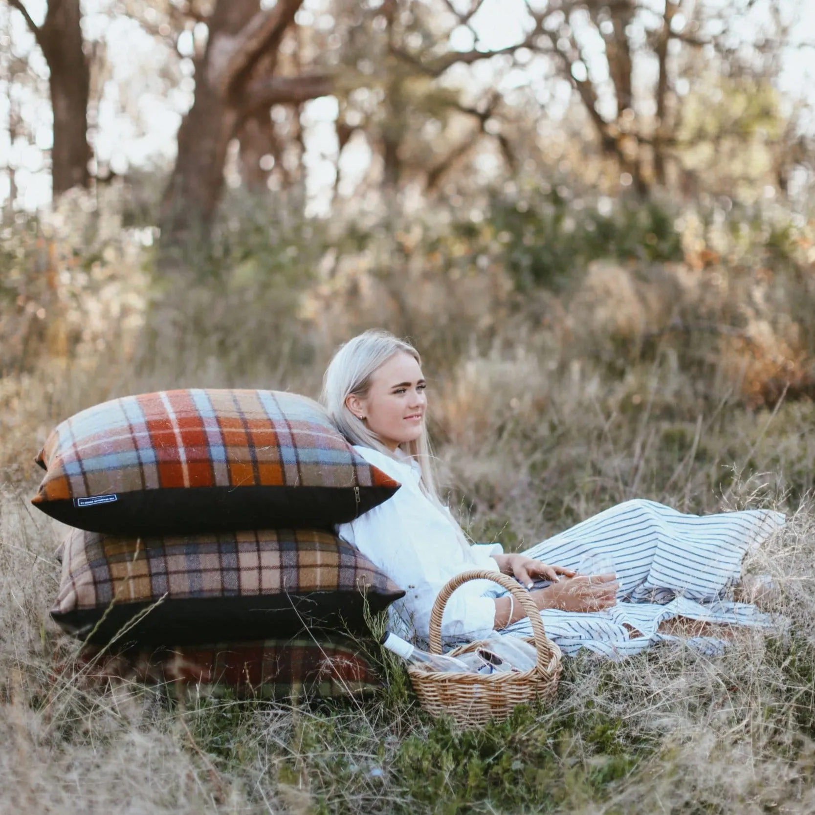 GGCo. Tartan Paddock Pillow™️ (Cover Only) | Maple Moss