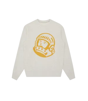 HELMET LOGO CREWNECK - OAT MARL