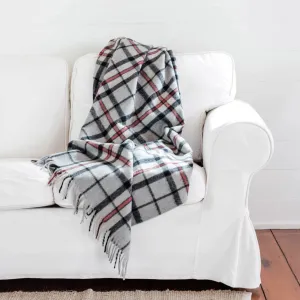 Heritage Collection | Recycled Wool Tartan Blankets | Grey