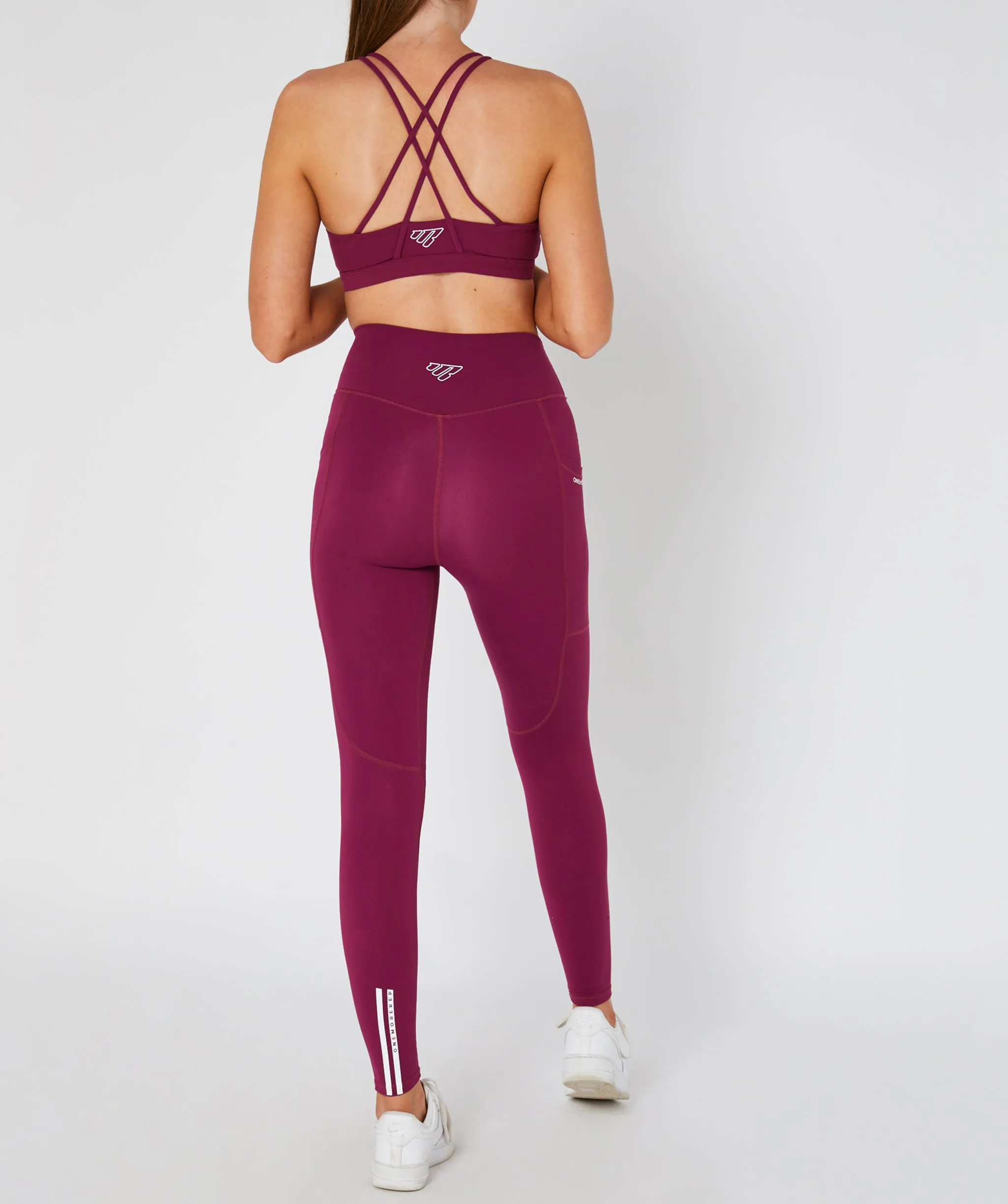 Hype Pocket Full Length Leggings Berry