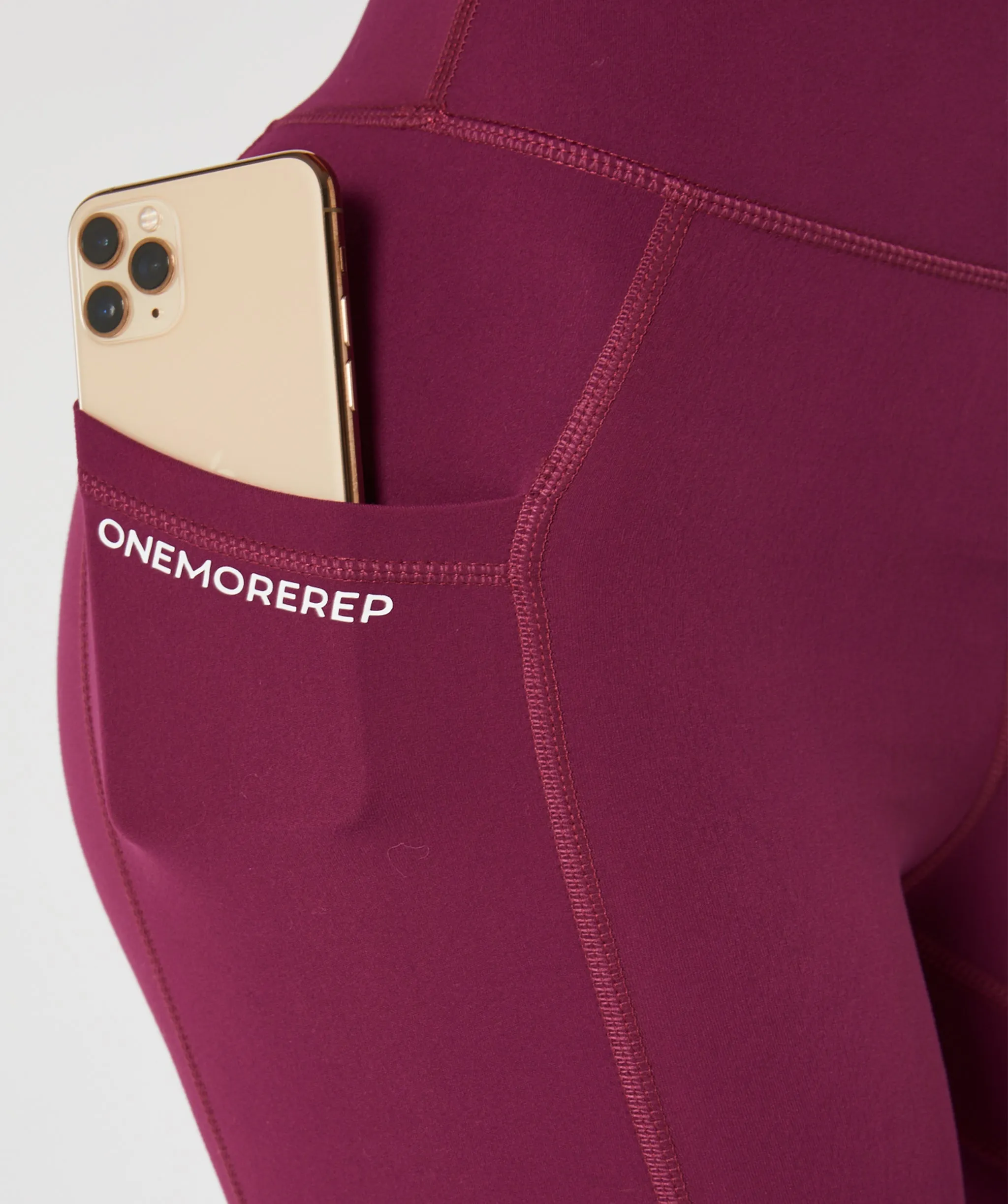 Hype Pocket Full Length Leggings Berry