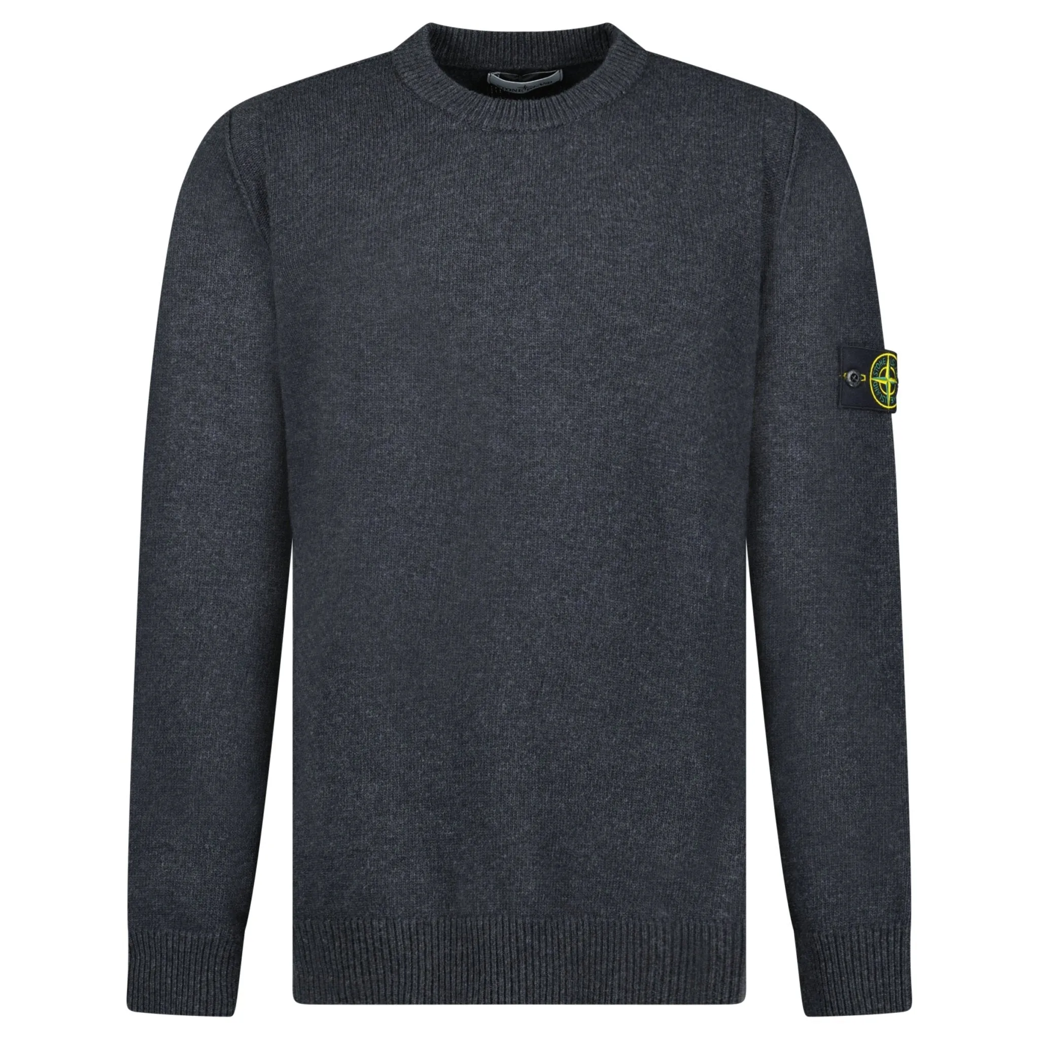 Lambswool Crewneck Jumper in Grey