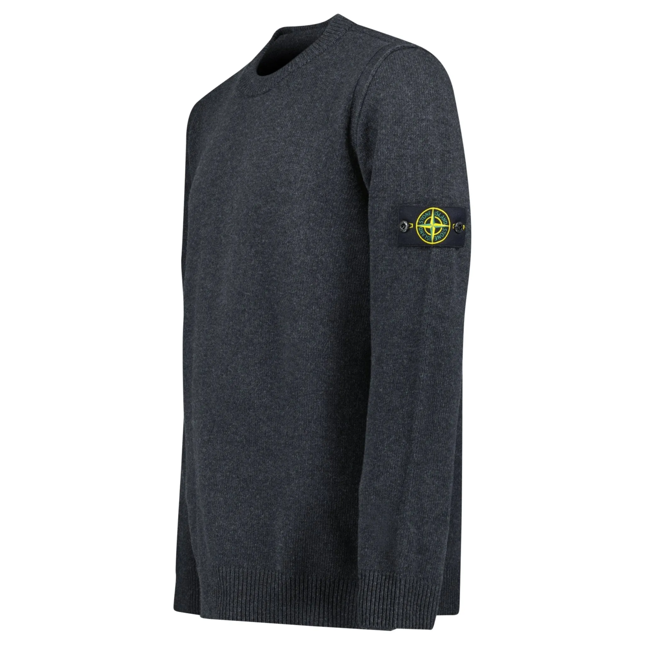 Lambswool Crewneck Jumper in Grey