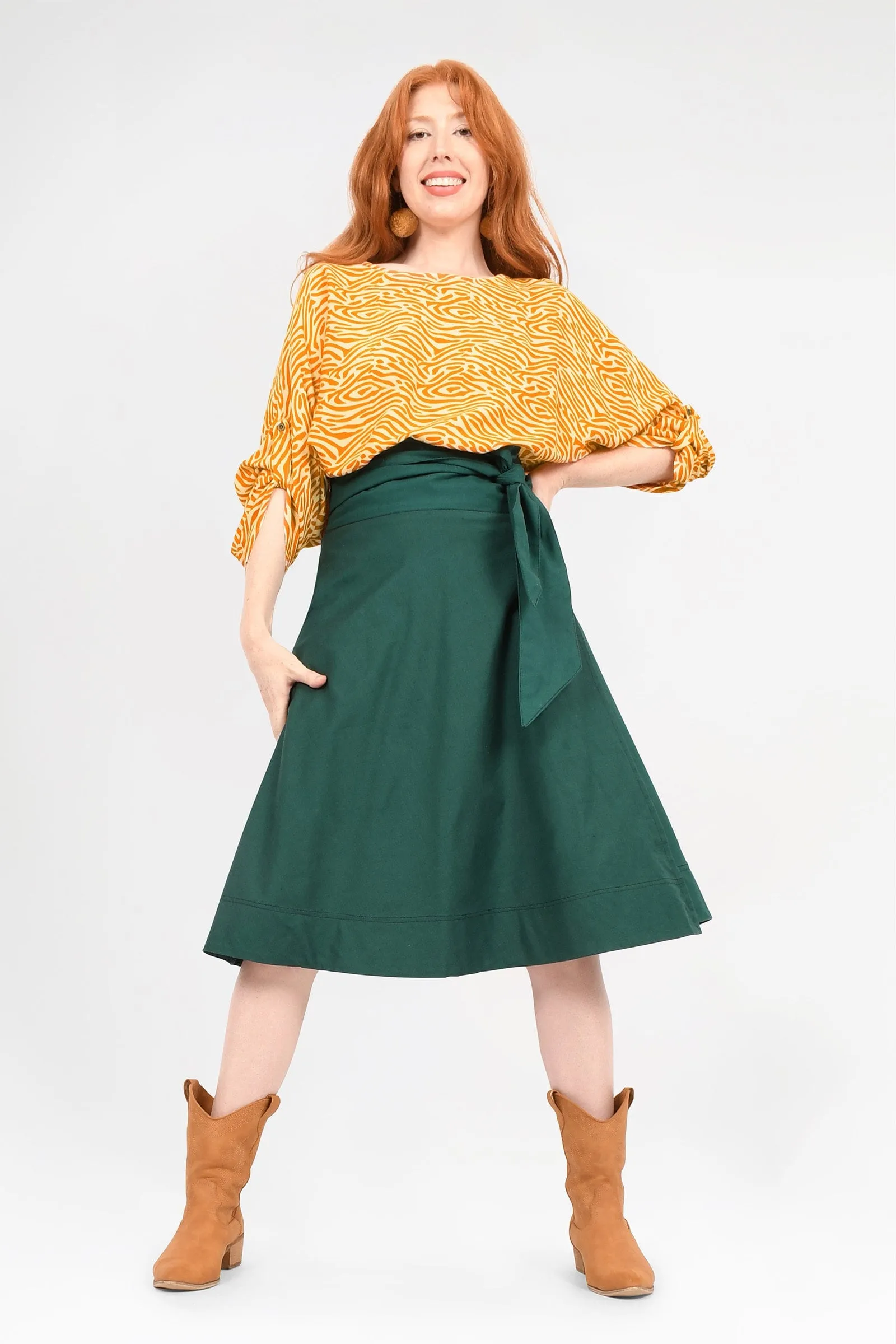 Lara Short Wrap Skirt
