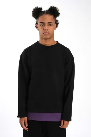 Long Sleeve Black Purple