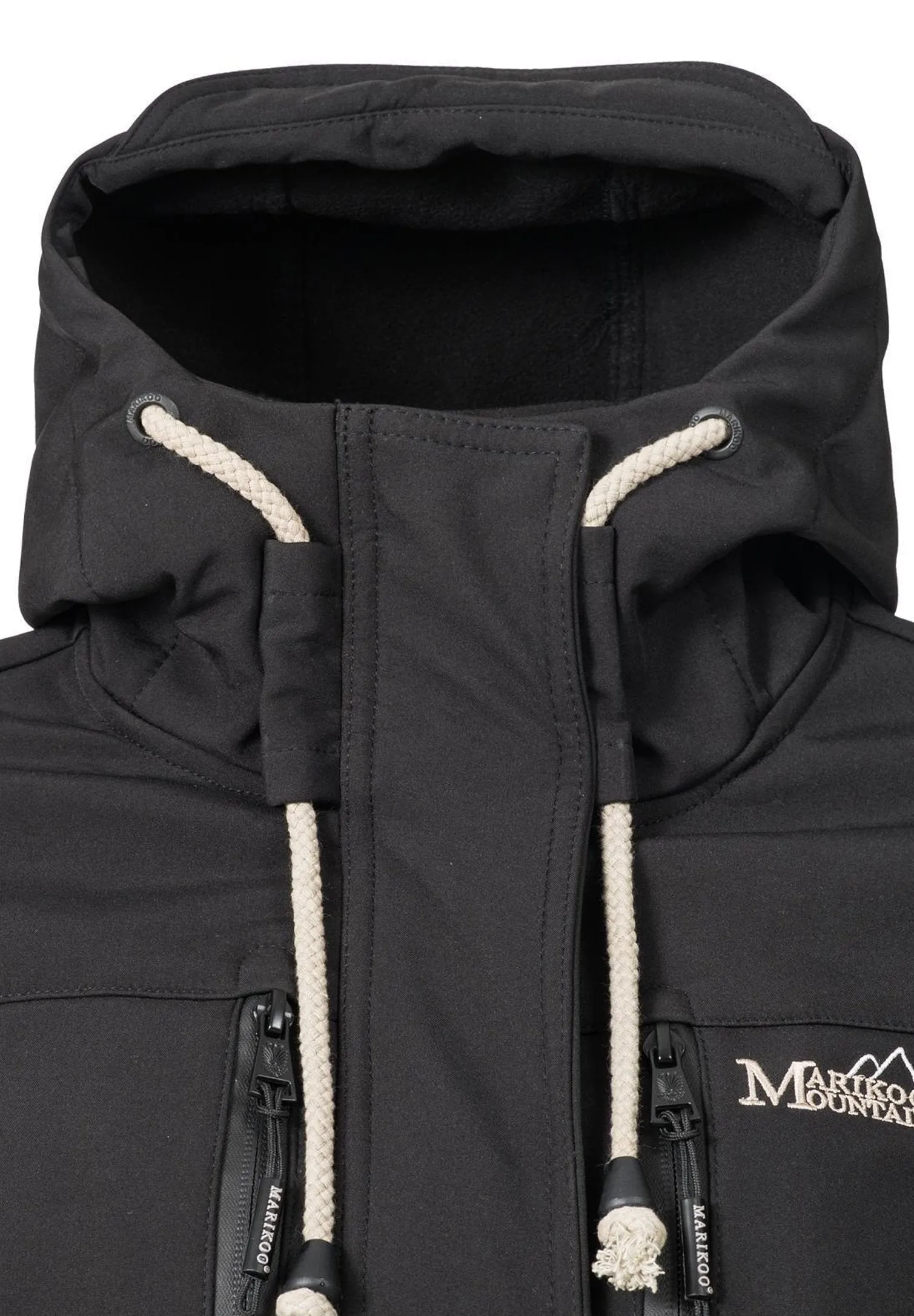 Marikoo parka fitted, black
