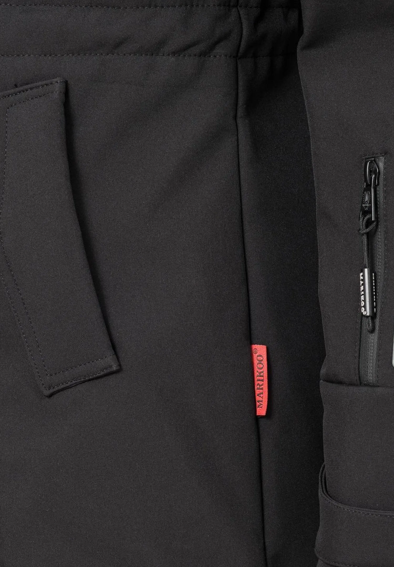 Marikoo parka fitted, black