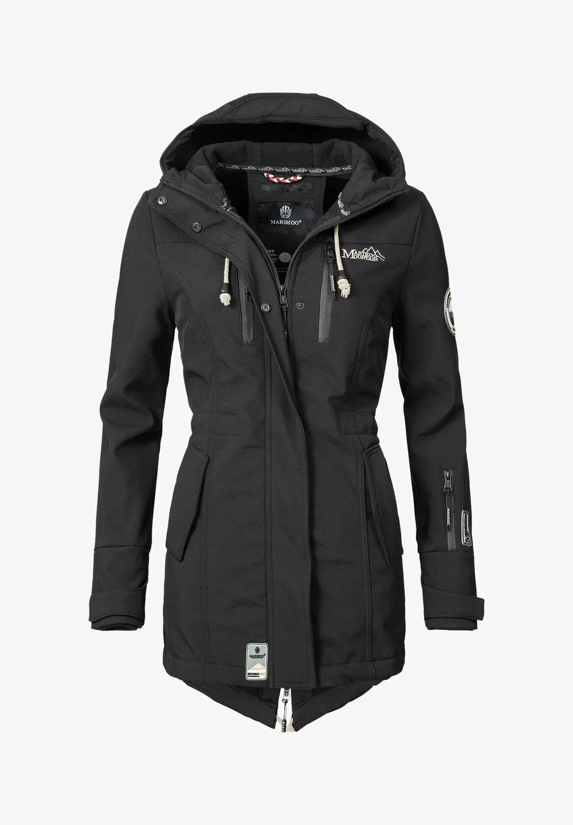 Marikoo parka fitted, black