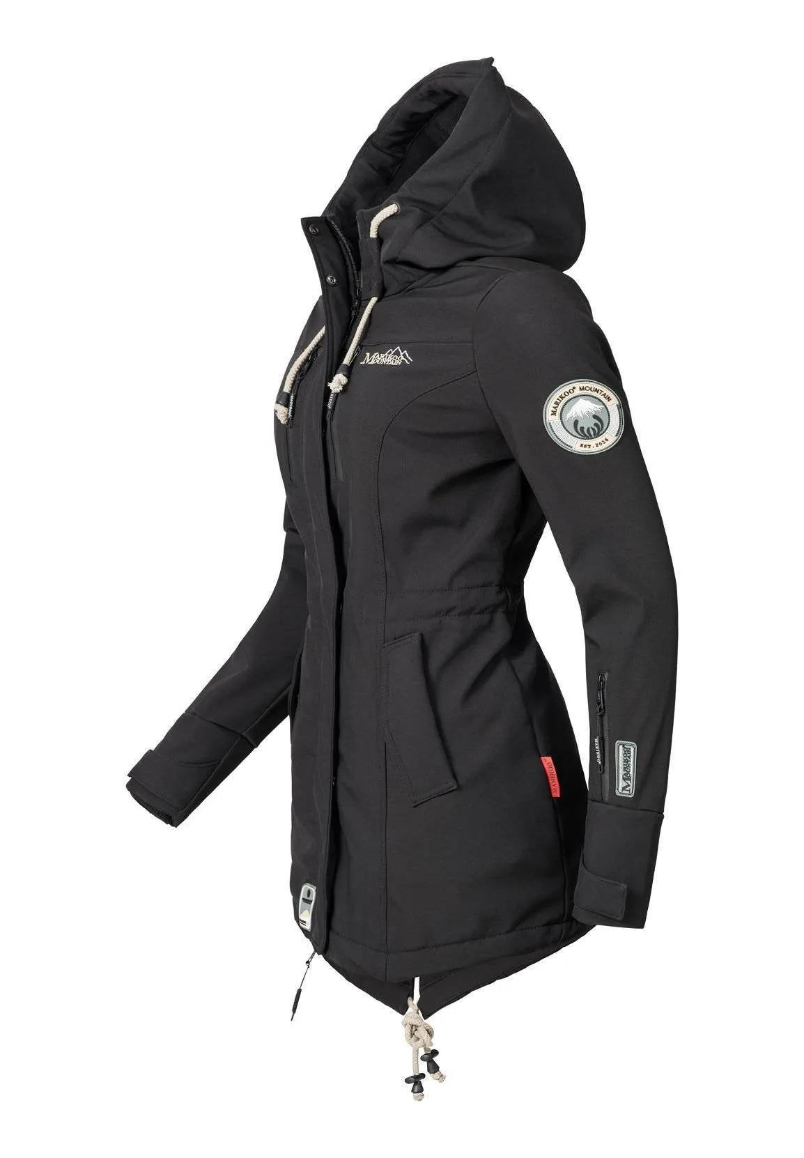 Marikoo parka fitted, black