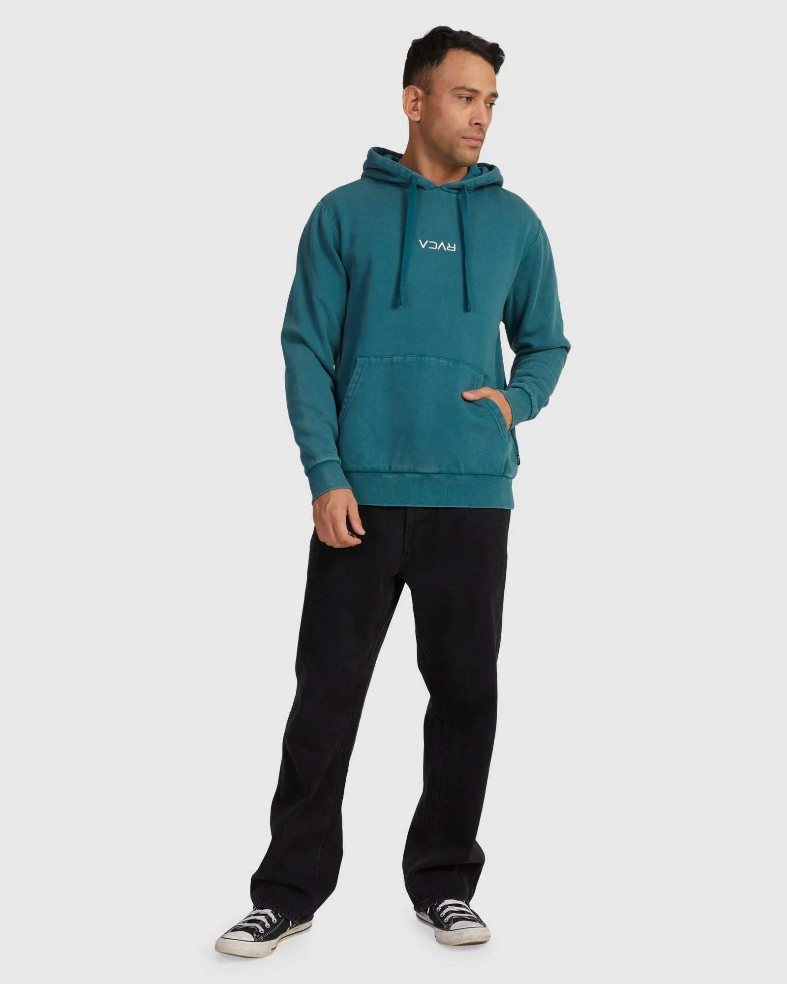 Mens RCVA Mini Flipped Pullover Hoodie
