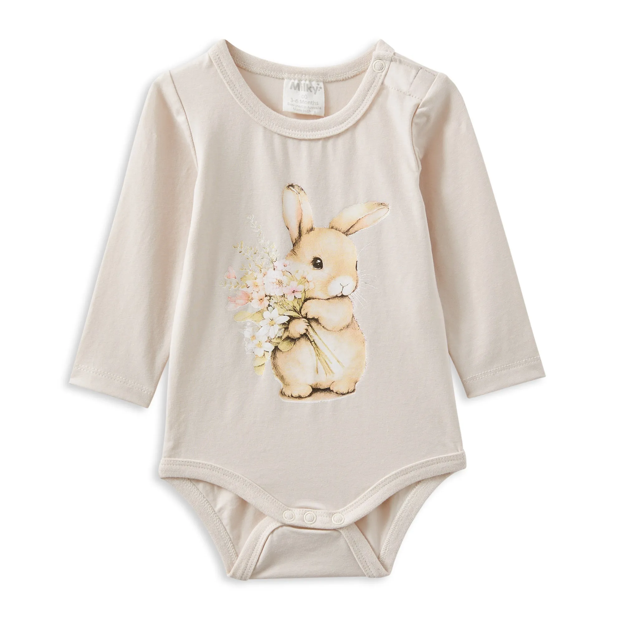 Milky Bunny Bouquet Bubbysuit