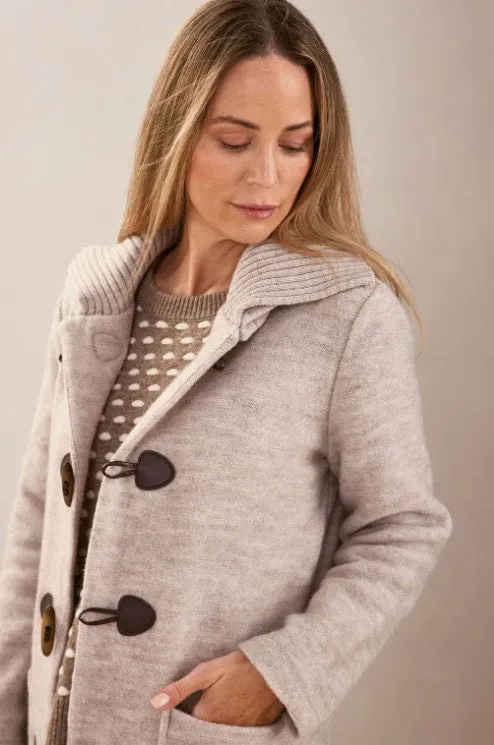 Natural Wool Duffle coat