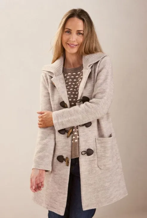Natural Wool Duffle coat