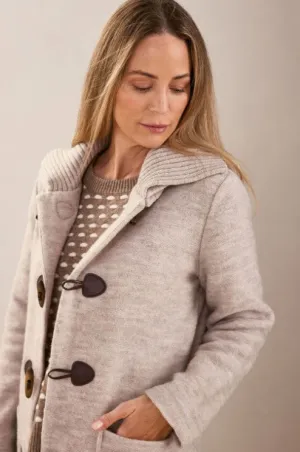 Natural Wool Duffle coat