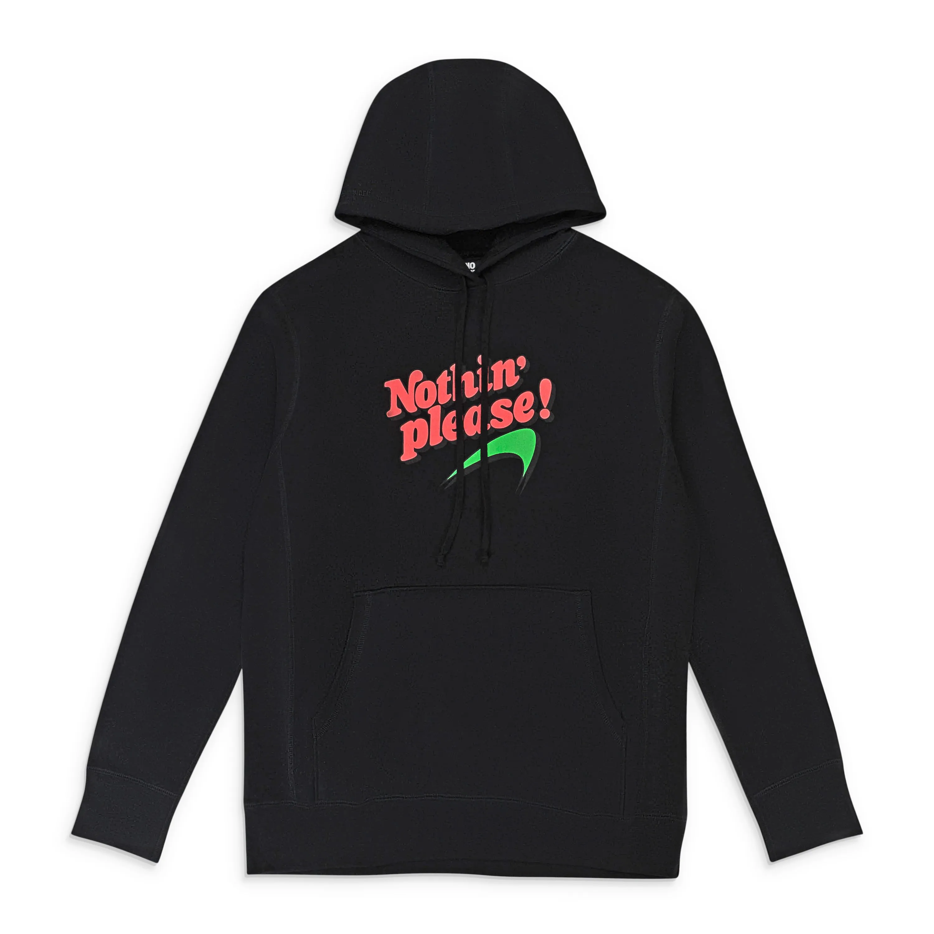 NOTHIN' PLEASE HOODIE BLACK HOODIE