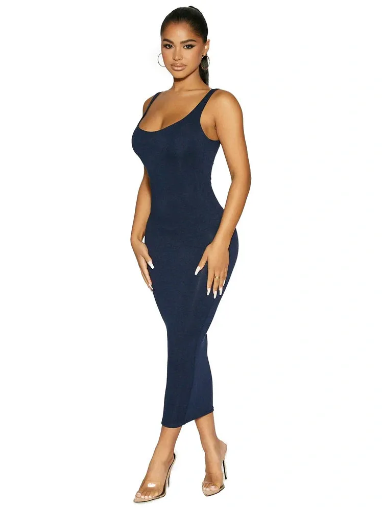 NW Sculpt Tank Midi Dress