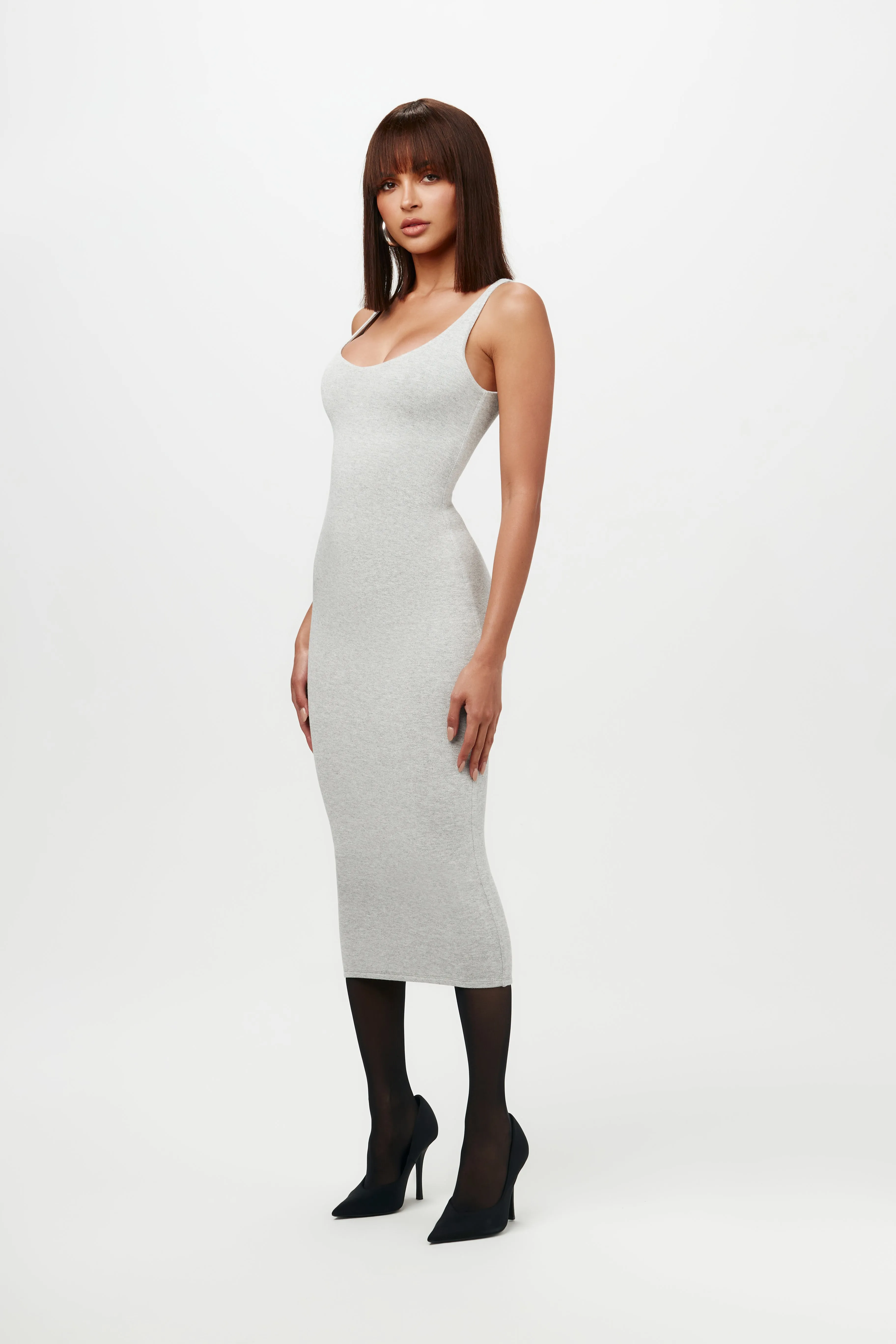 NW Sculpt Tank Midi Dress