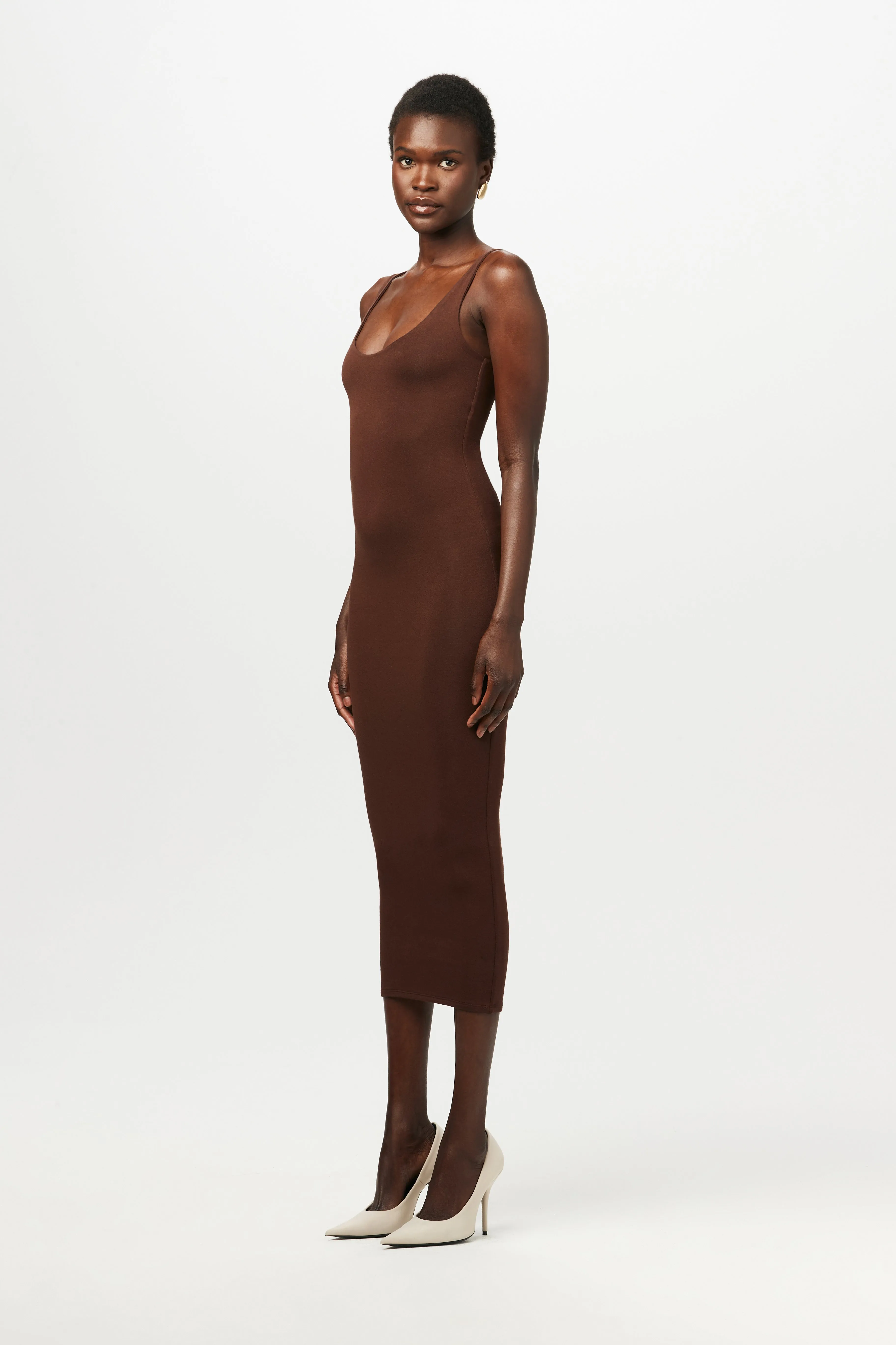 NW Sculpt Tank Midi Dress