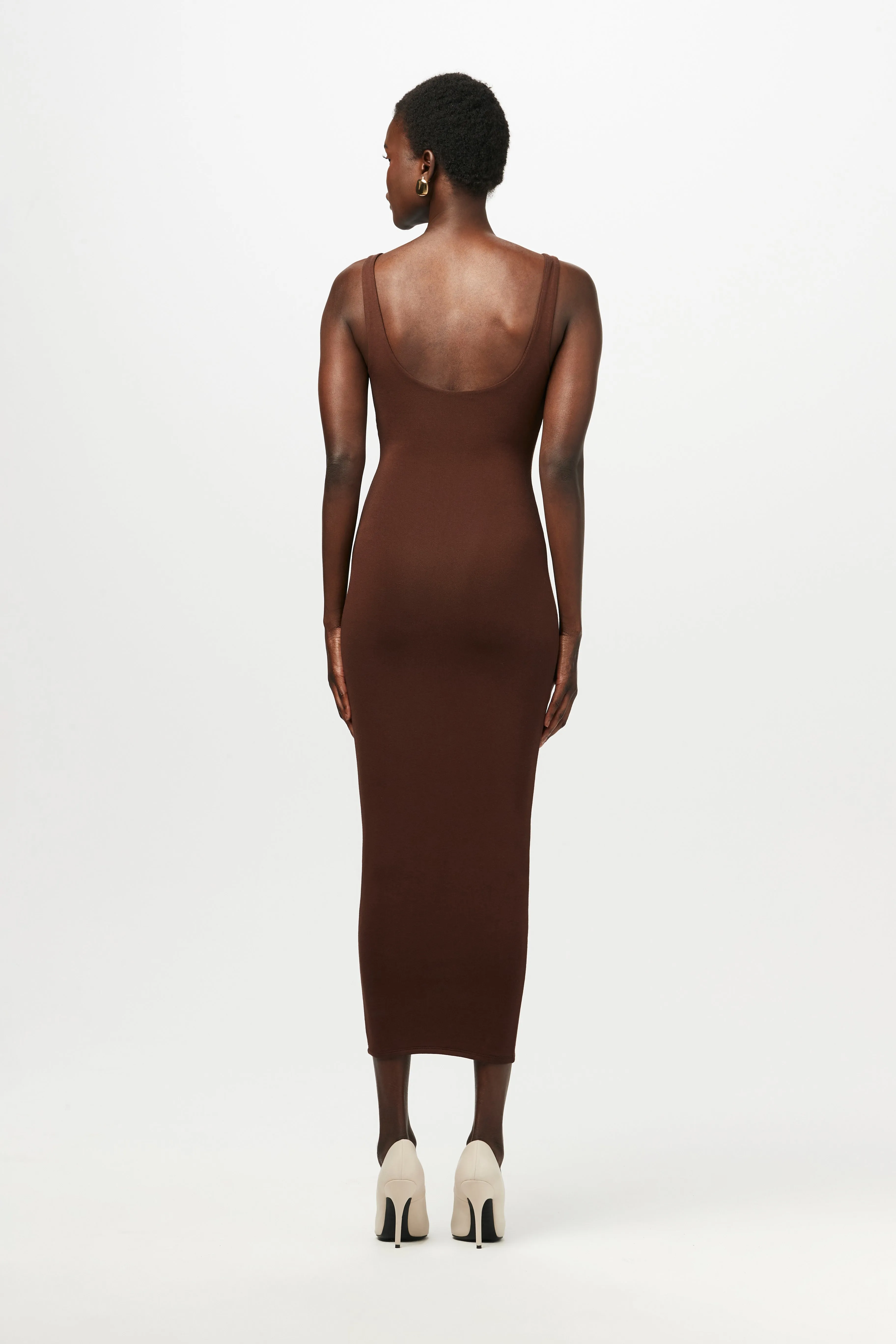 NW Sculpt Tank Midi Dress